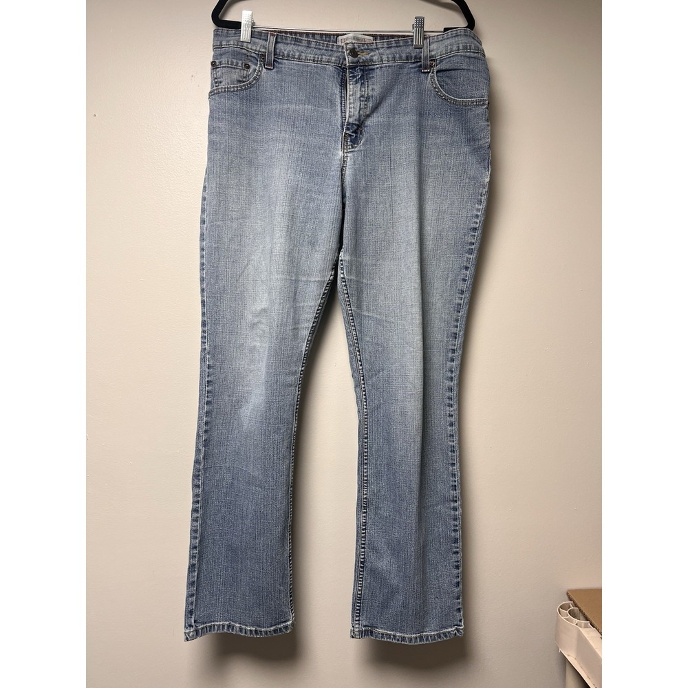 Levis Jeans‎ Womens 16 Blue Mid Rise Skinny Fit Denim